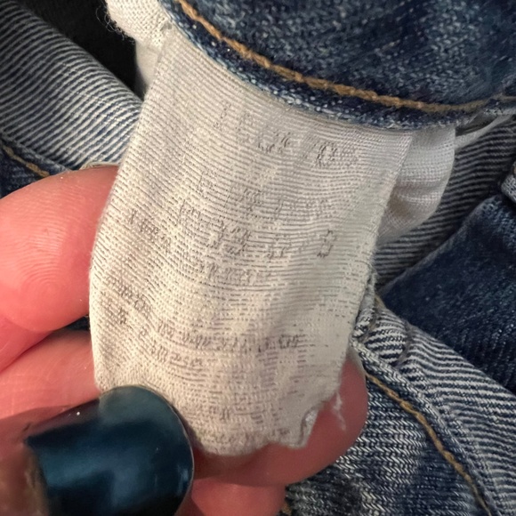 VINTAGE |•CHIC•| Classic Blue Jeans High Rise Waist Tapered Leg Vtg Size '6 P' - Picture 9 of 9